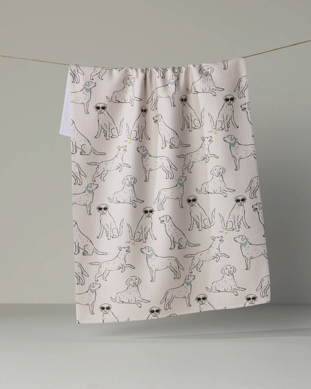 Lab Pack Tea Towel - Storm by Geometry