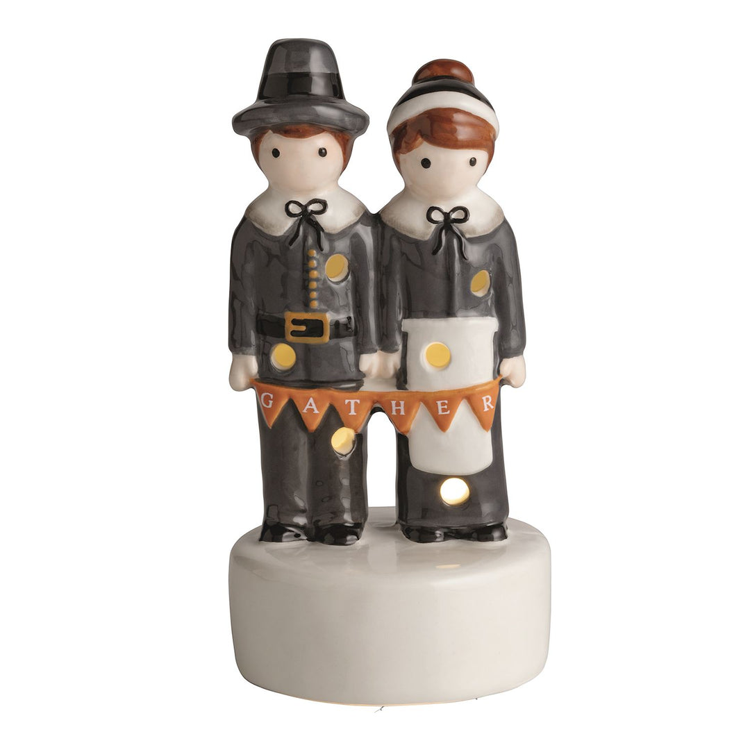 Pilgrim Light-Up Sitter by Mud Pie