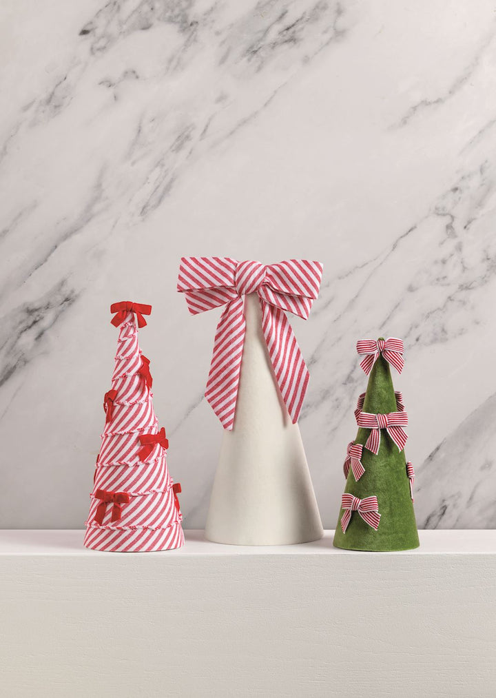 Bow Velvet Christmas Trees by Mud Pie