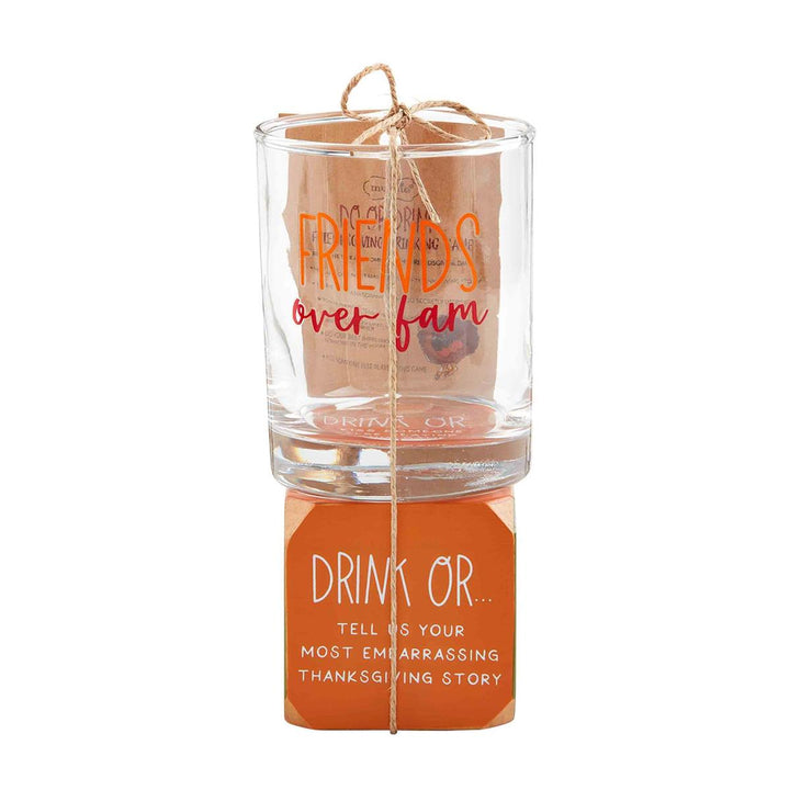 Friendsgiving Drinking Game Sets by Mud Pie