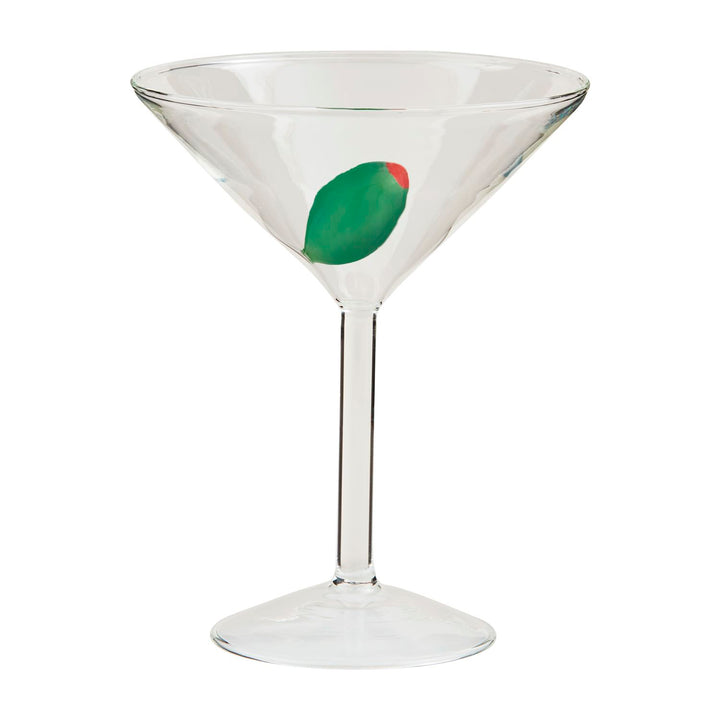 Martini Olive Glass by Mud Pie