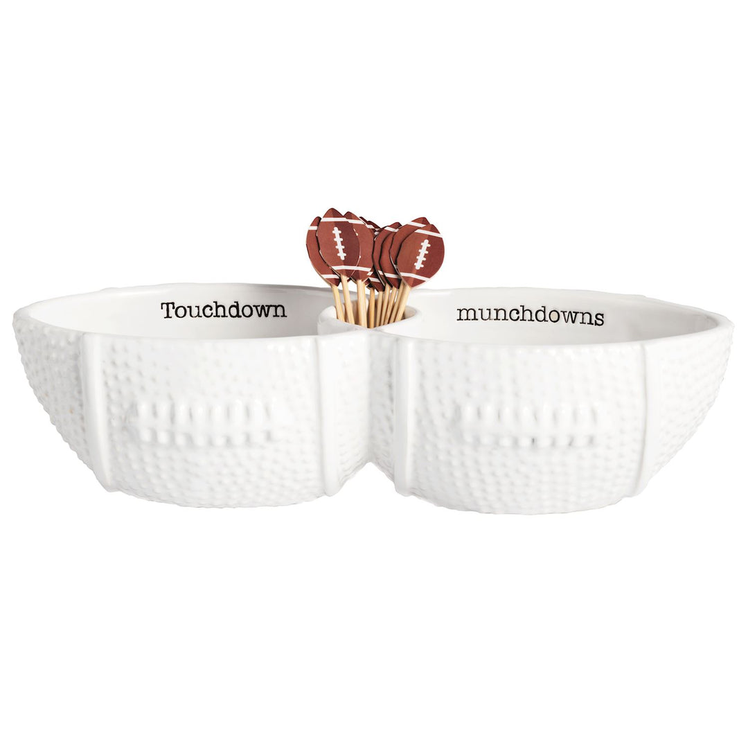Football Toothpick Serving Set by Mud Pie