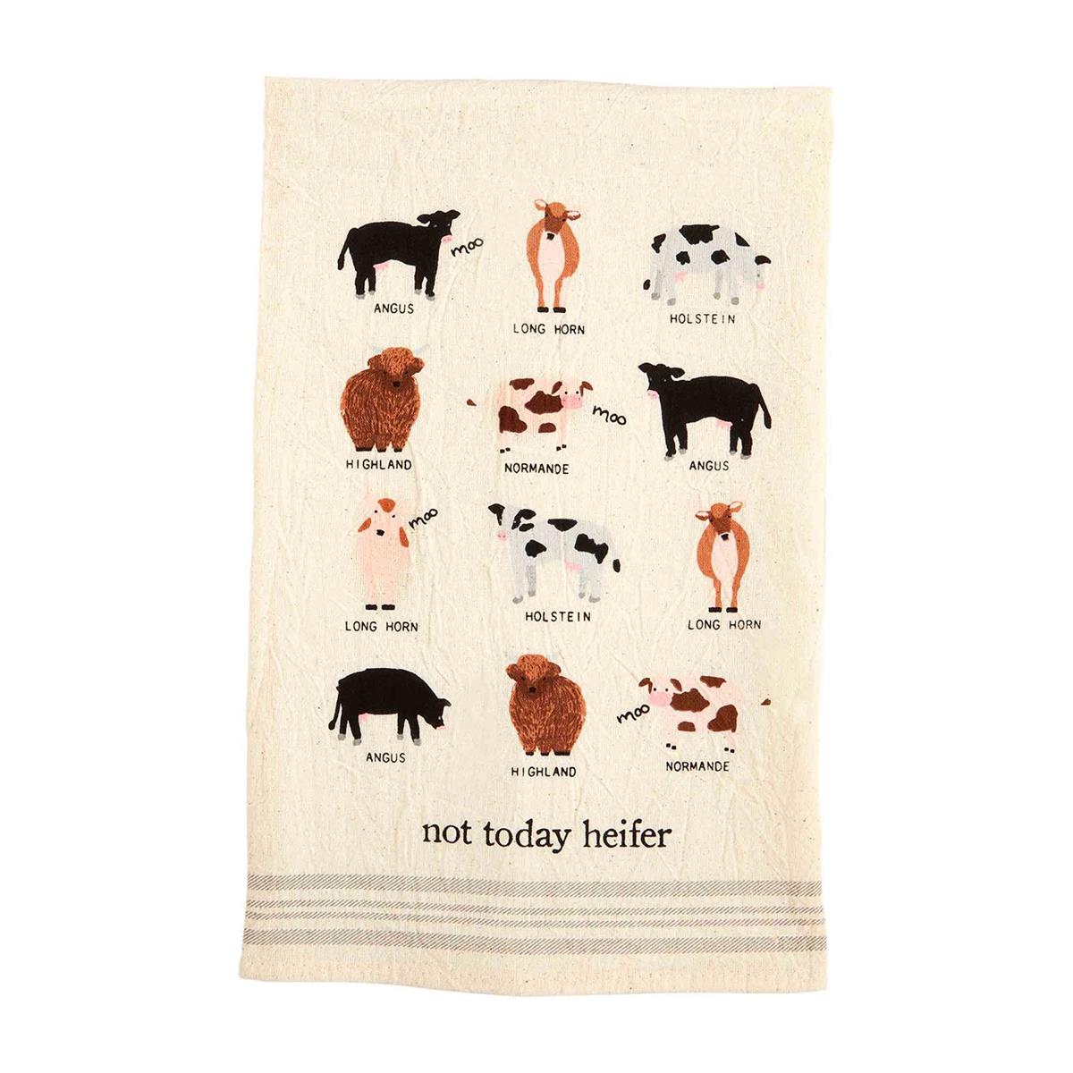Flour Sack Farm Animal Towels by Mud Pie