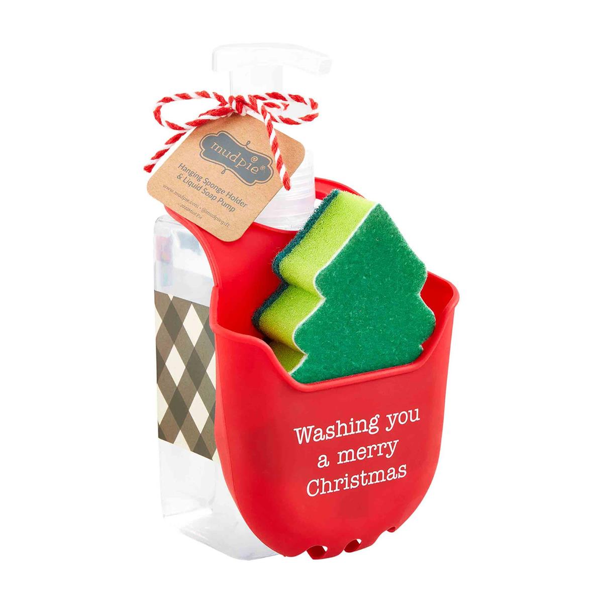 Christmas Soap & Sponge Caddy Sets by Mud Pie