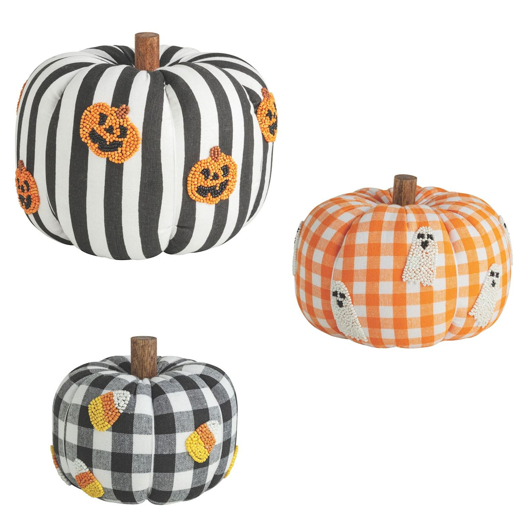 Beaded Icon Patterned Pumpkins by Mud Pie