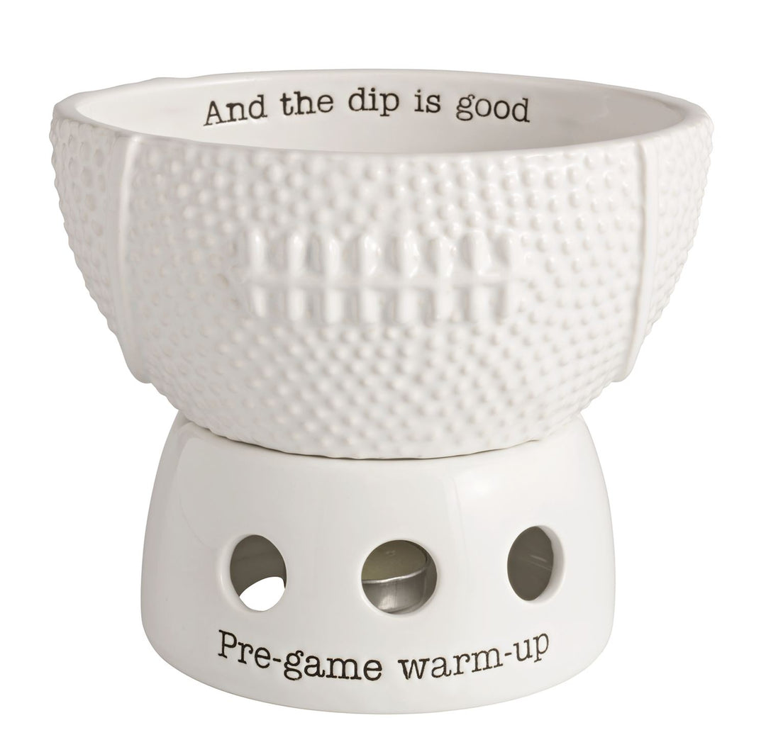 Football Tidbit Warmer Set by Mud Pie