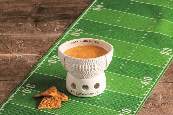 Football Tidbit Warmer Set by Mud Pie