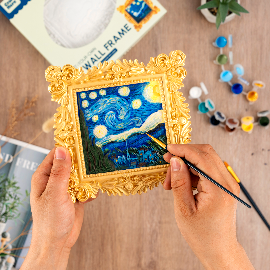 3D Wall Frame Painting Kit - Starry Night