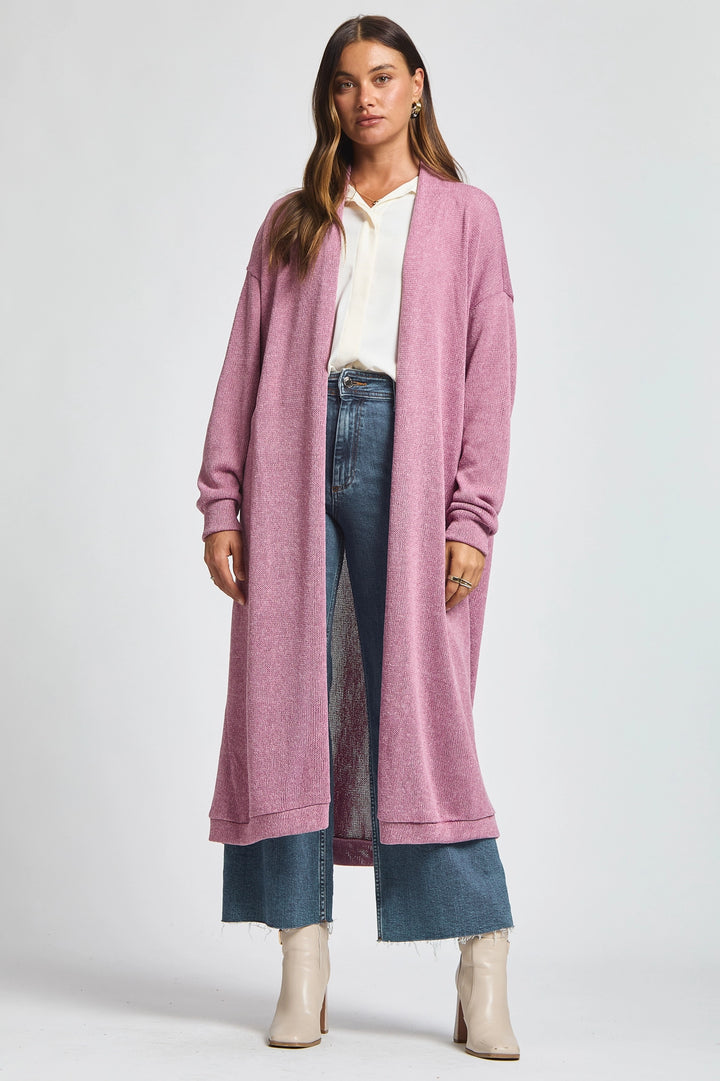 Hideaway Travel Cardigan by Dear Scarlett - Cashmere Rose