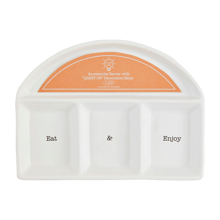 'Eat & Enjoy' Accessory Platter by Mud Pie