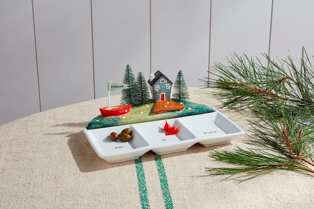 'Eat & Enjoy' Accessory Platter by Mud Pie