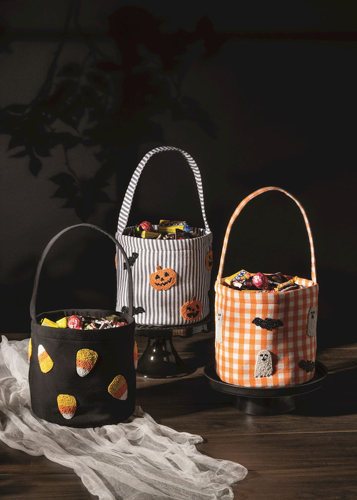 Halloween Beaded Treat Buckets by Mud Pie