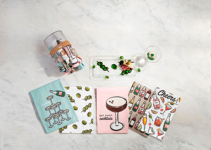 Drink Bar Towels by Mud Pie