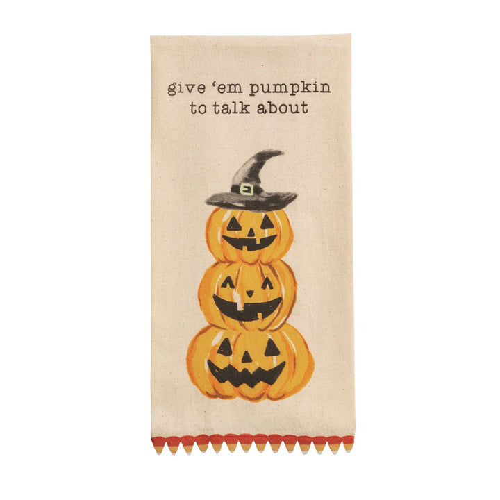 Halloween Trim Towel by Mud Pie