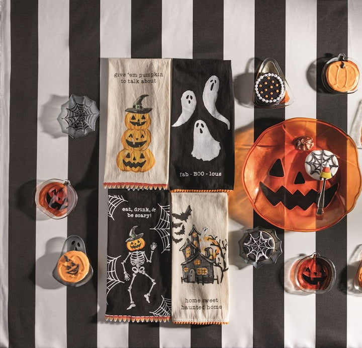 Halloween Trim Towel by Mud Pie