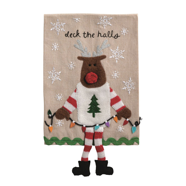 Christmas Character Dangle Hand Towels by Mud Pie