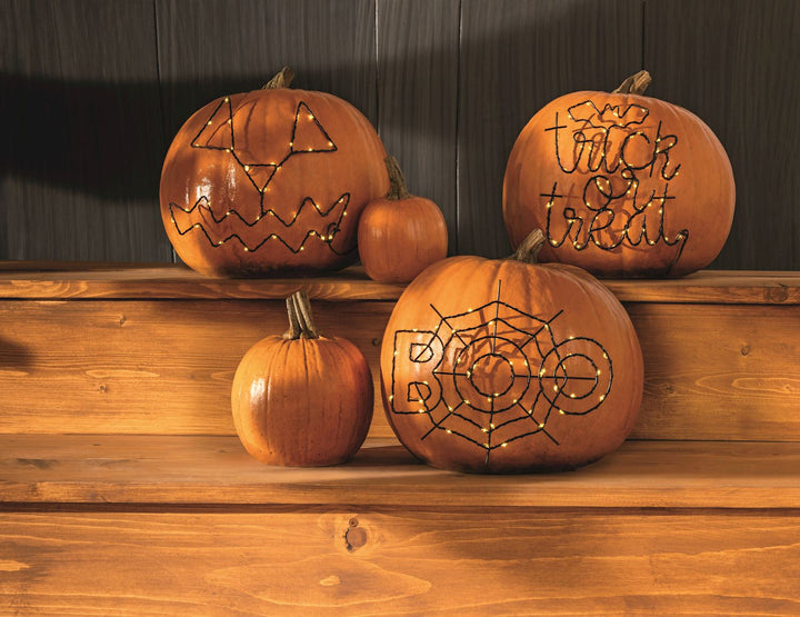 Light-Up Pumpkin Decorations by Mud Pie