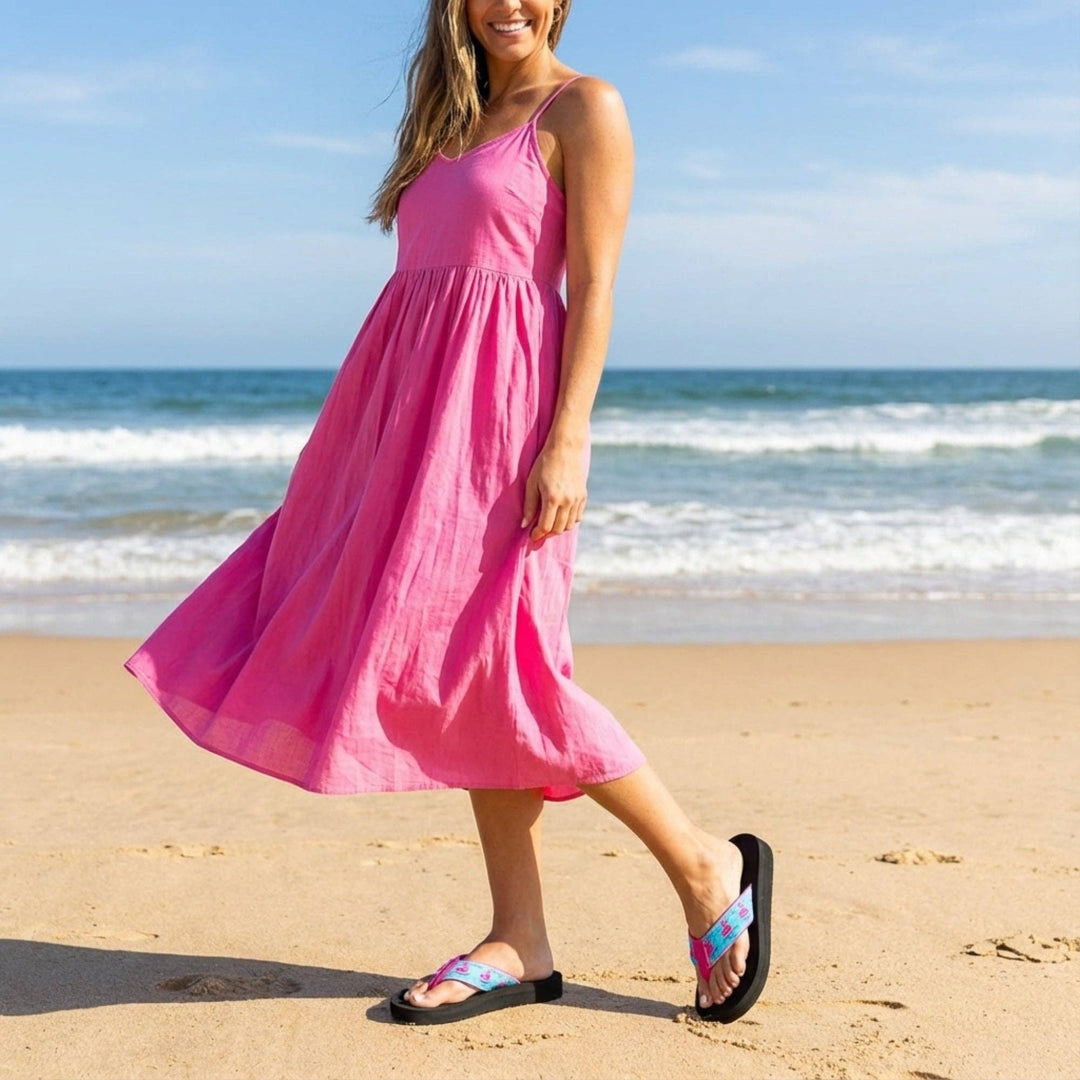 Flamingo Floats Sandals by Tidewater