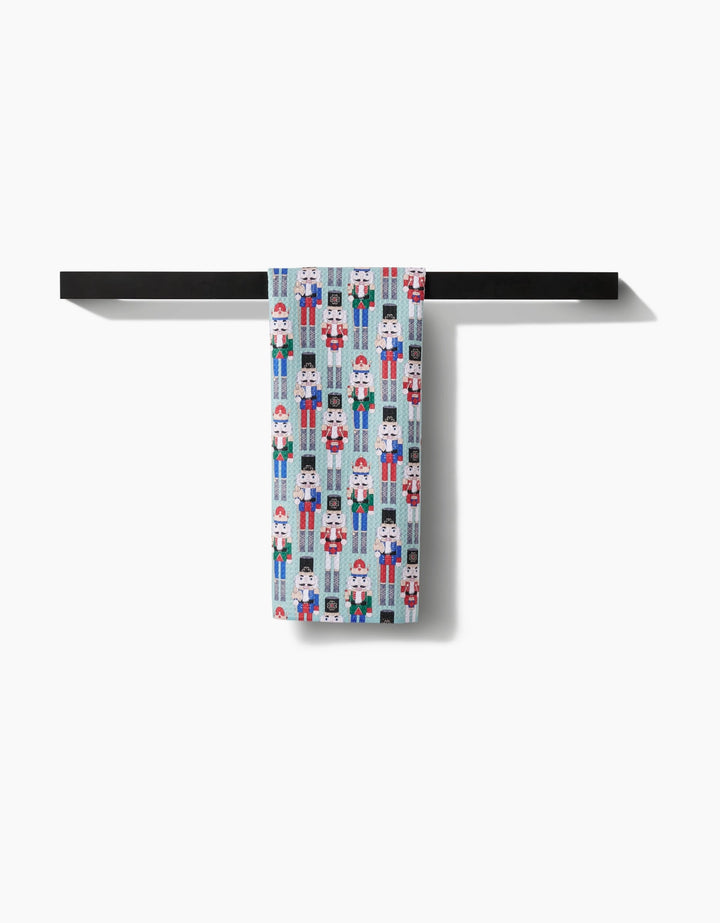Nuts Cracking Tea Towel By Geometry