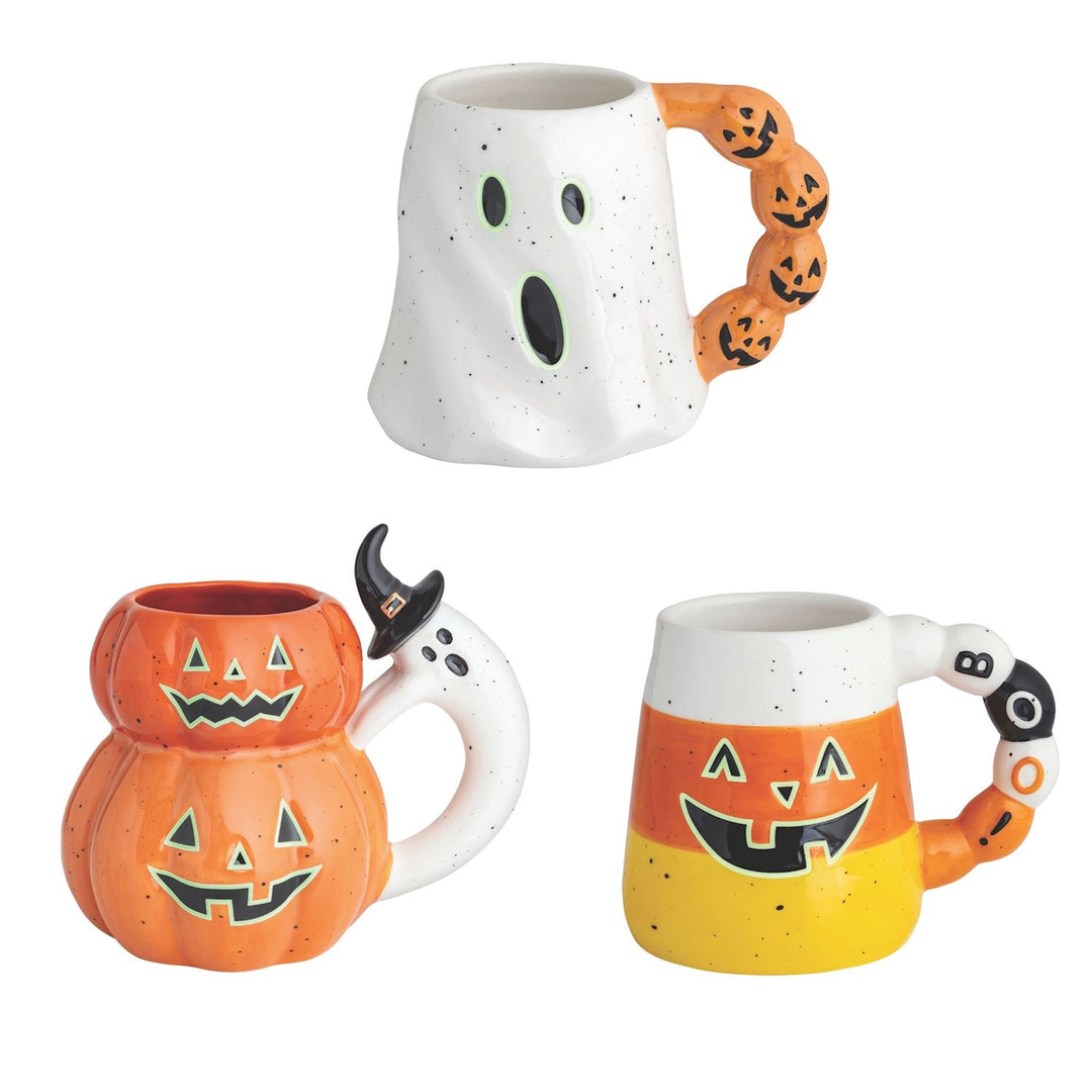 Halloween Glow Mug by Mud Pie
