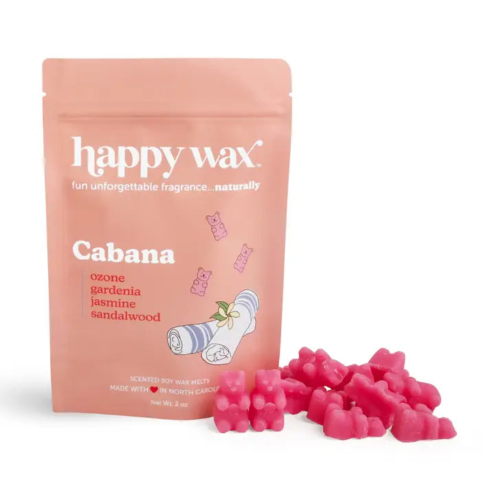 Happy Wax Soy Melts 2 Oz Bag - Cabana