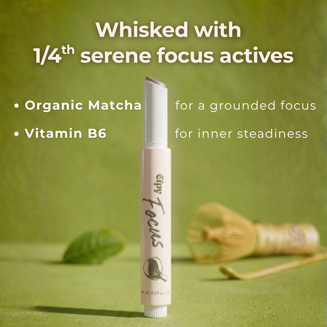 Efpy Focus Micro-Dose Lip Balm - Organic Matcha & B6