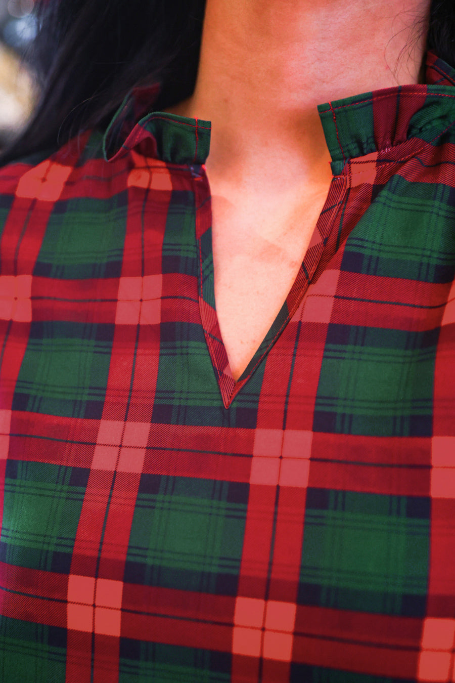 Evelyn Dress- Red Plaid by Jess Lea (PREORDER: Ships in October)