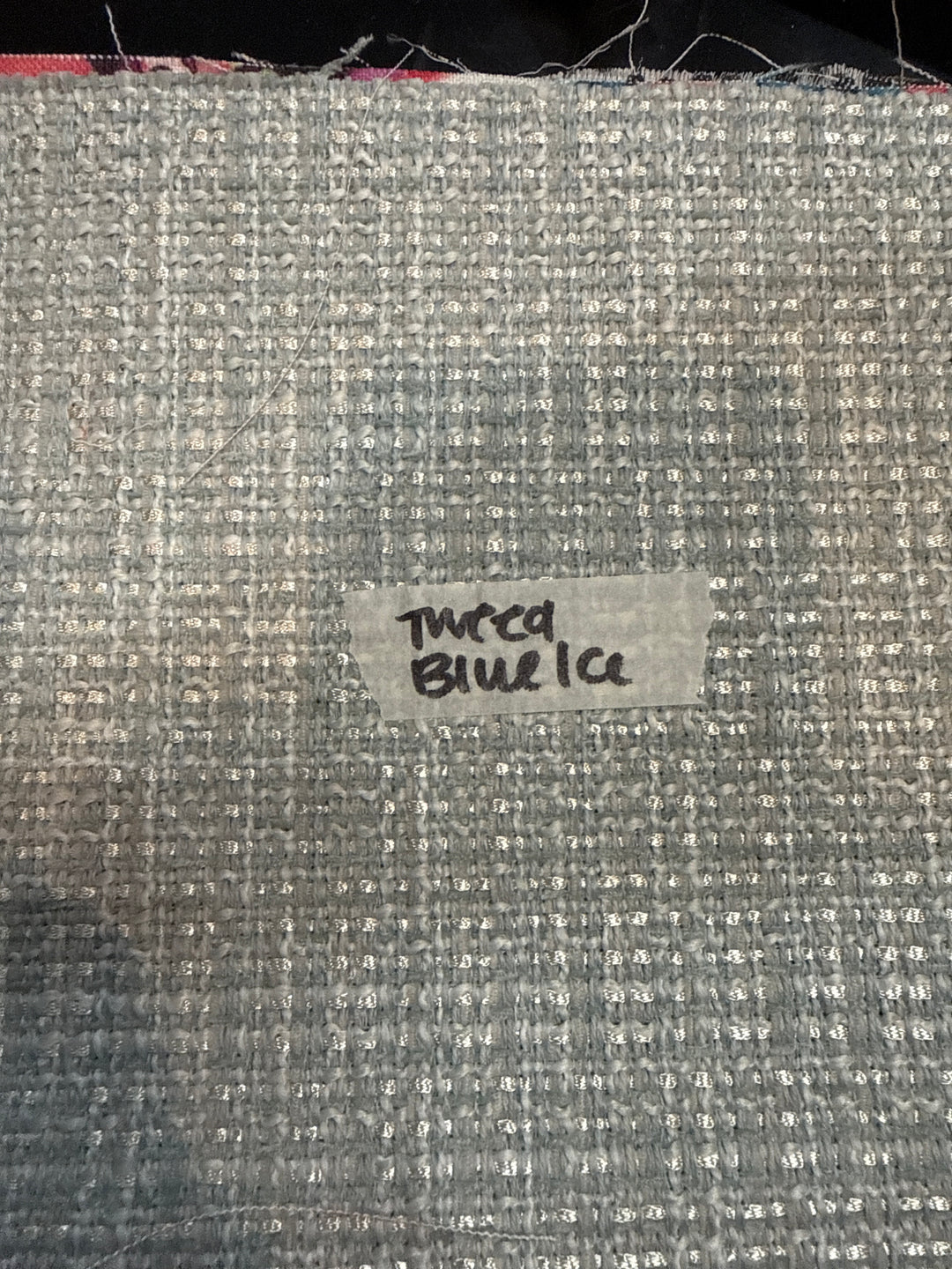 MJ TX PREPO SINGLE LADIES: Tweed Blue Ice Mini Top Zip by Makeup Junkie (Ships in 3-4 Weeks)