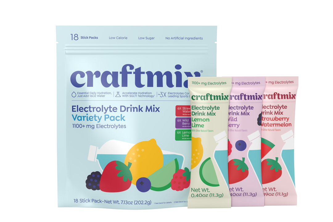 Variety Pack Hydration Electrolyte Drink Mix - 18 Pack