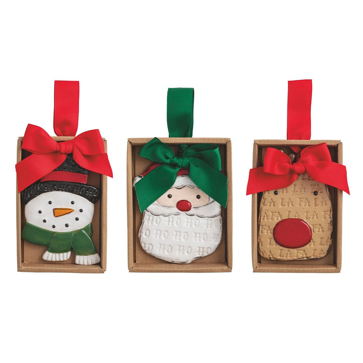 Farm Stamped Christmas Ornament by Mud Pie