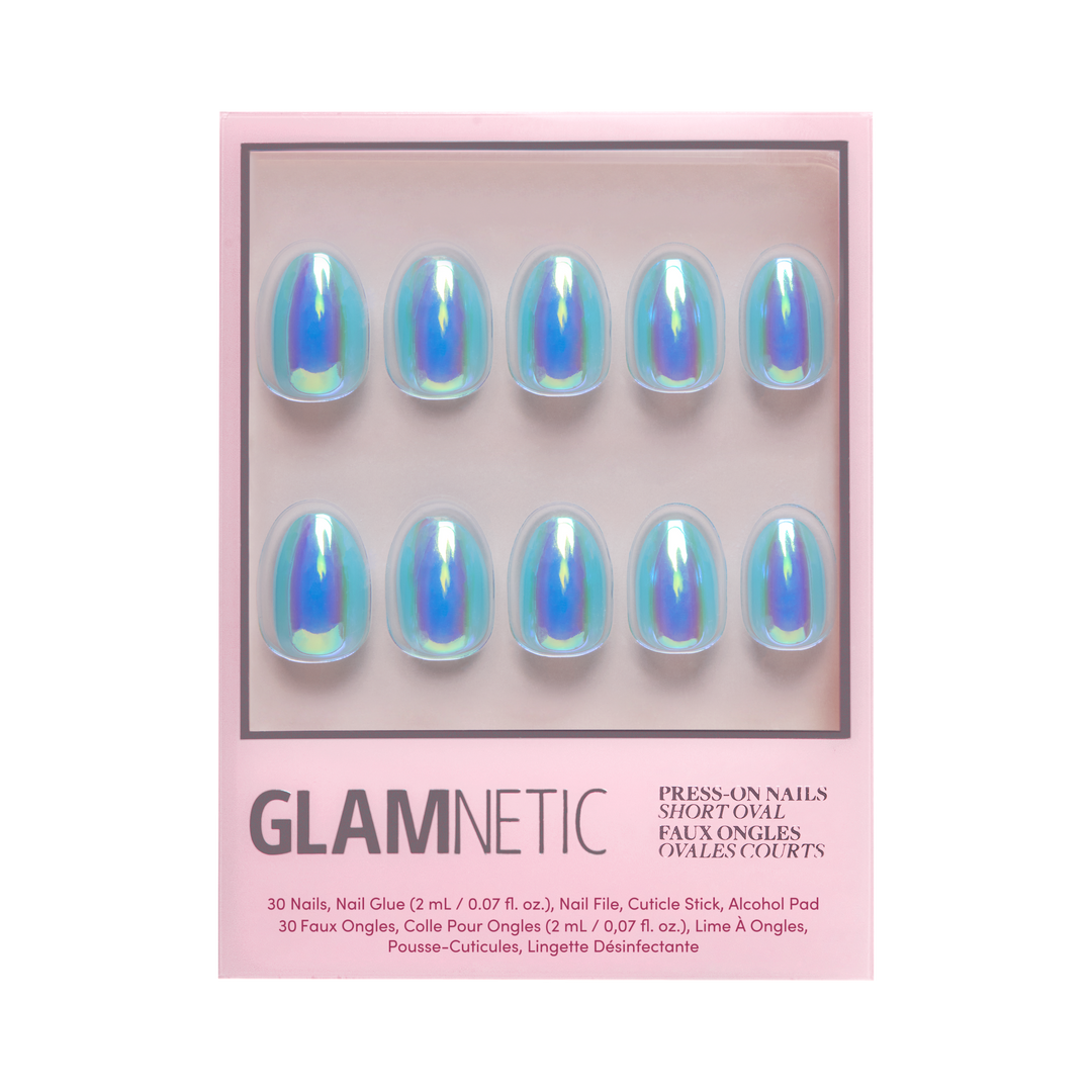 Siren Short Oval Press-On Nails by Glamnetic