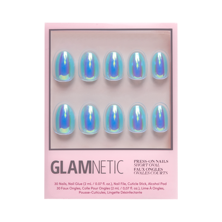 Siren Short Oval Press-On Nails by Glamnetic