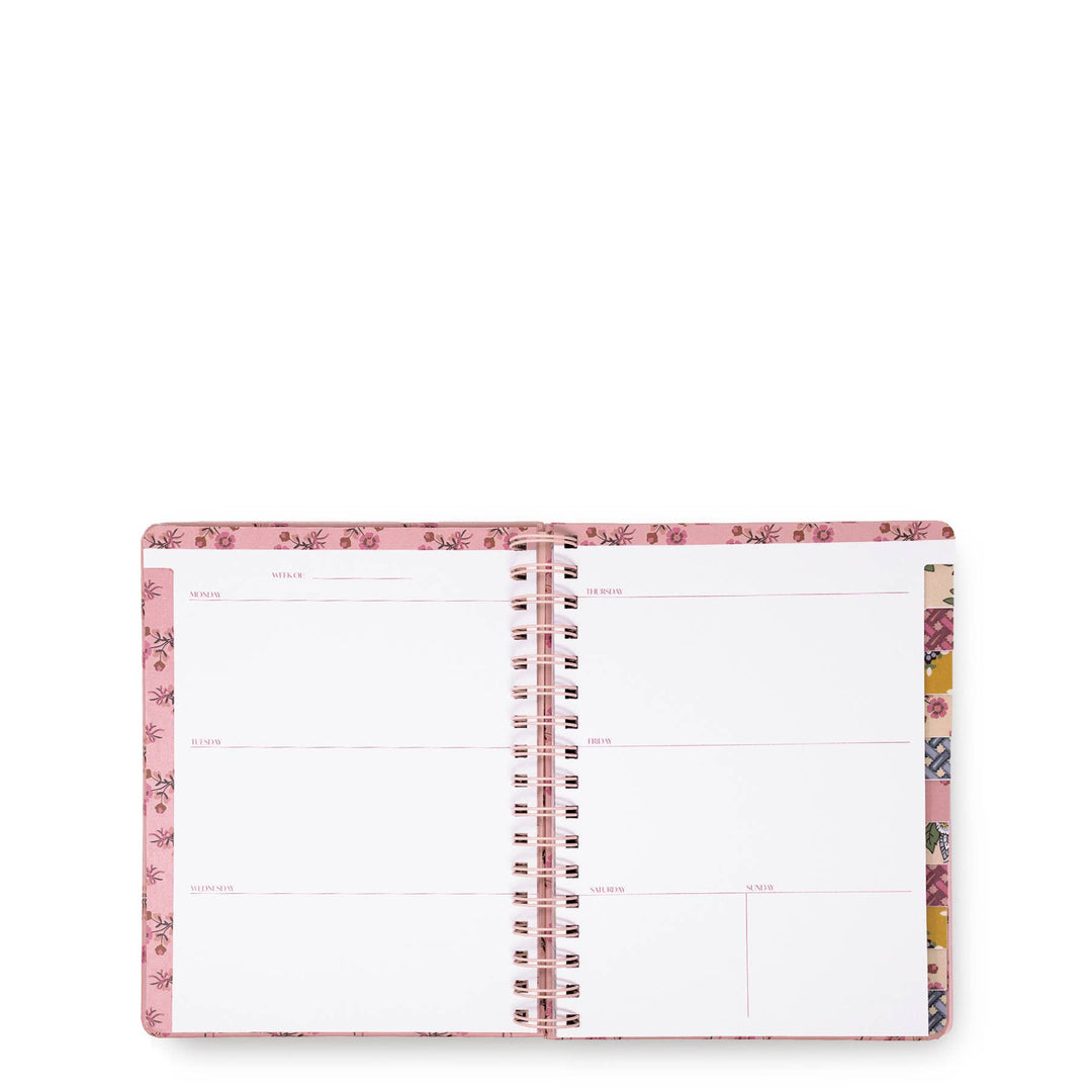 Large Undated Planner - Melissa Ditsy Pink by Vera Bradley