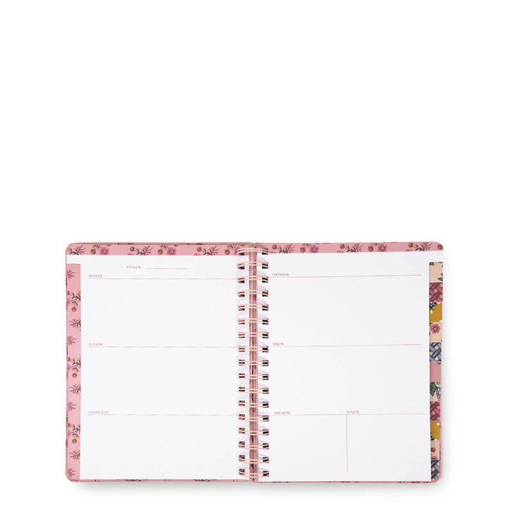 Large Undated Planner - Melissa Ditsy Pink by Vera Bradley