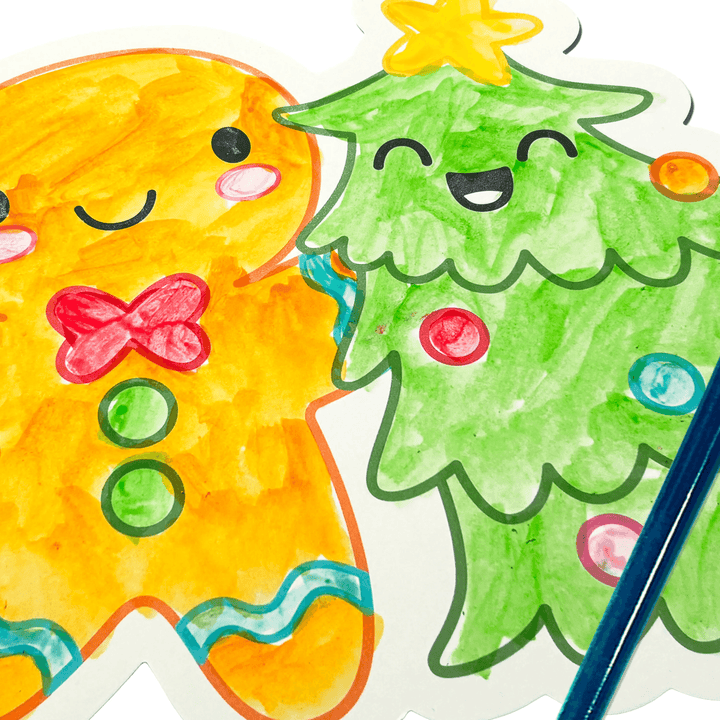 Playful Painters Easy Watercolor Painting Kit - Merry & Bright