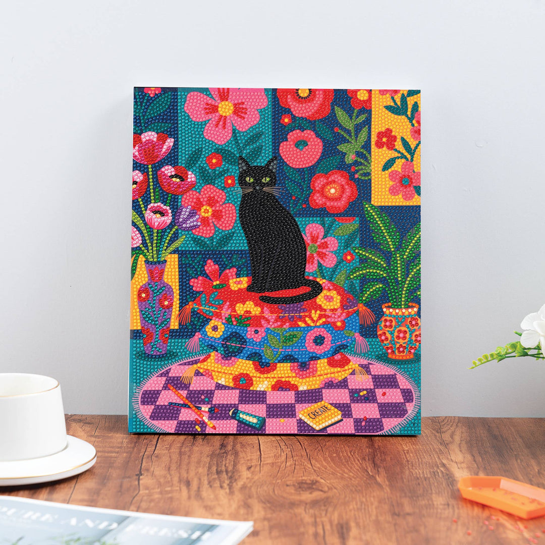 Diamond Art Painting Kit - Studio Cat