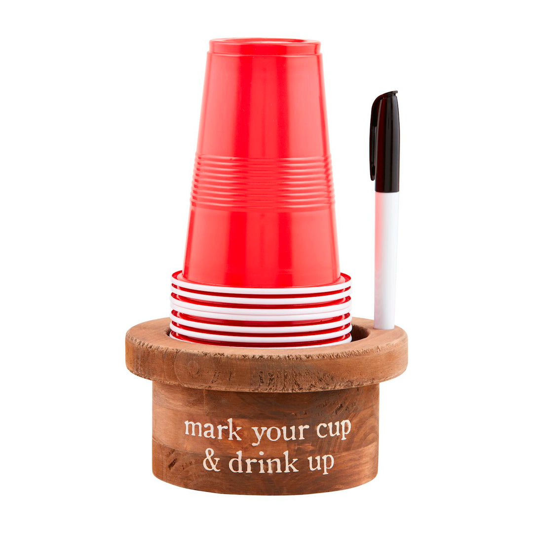 Disposable Cup & Marker Set by Mud Pie