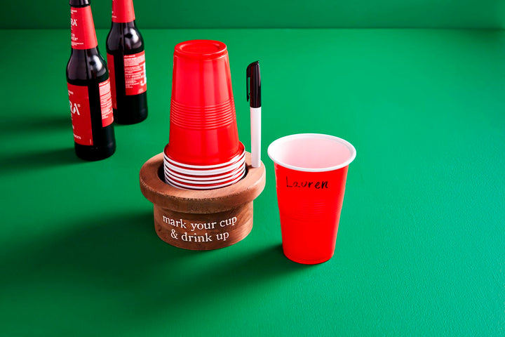 Disposable Cup & Marker Set by Mud Pie