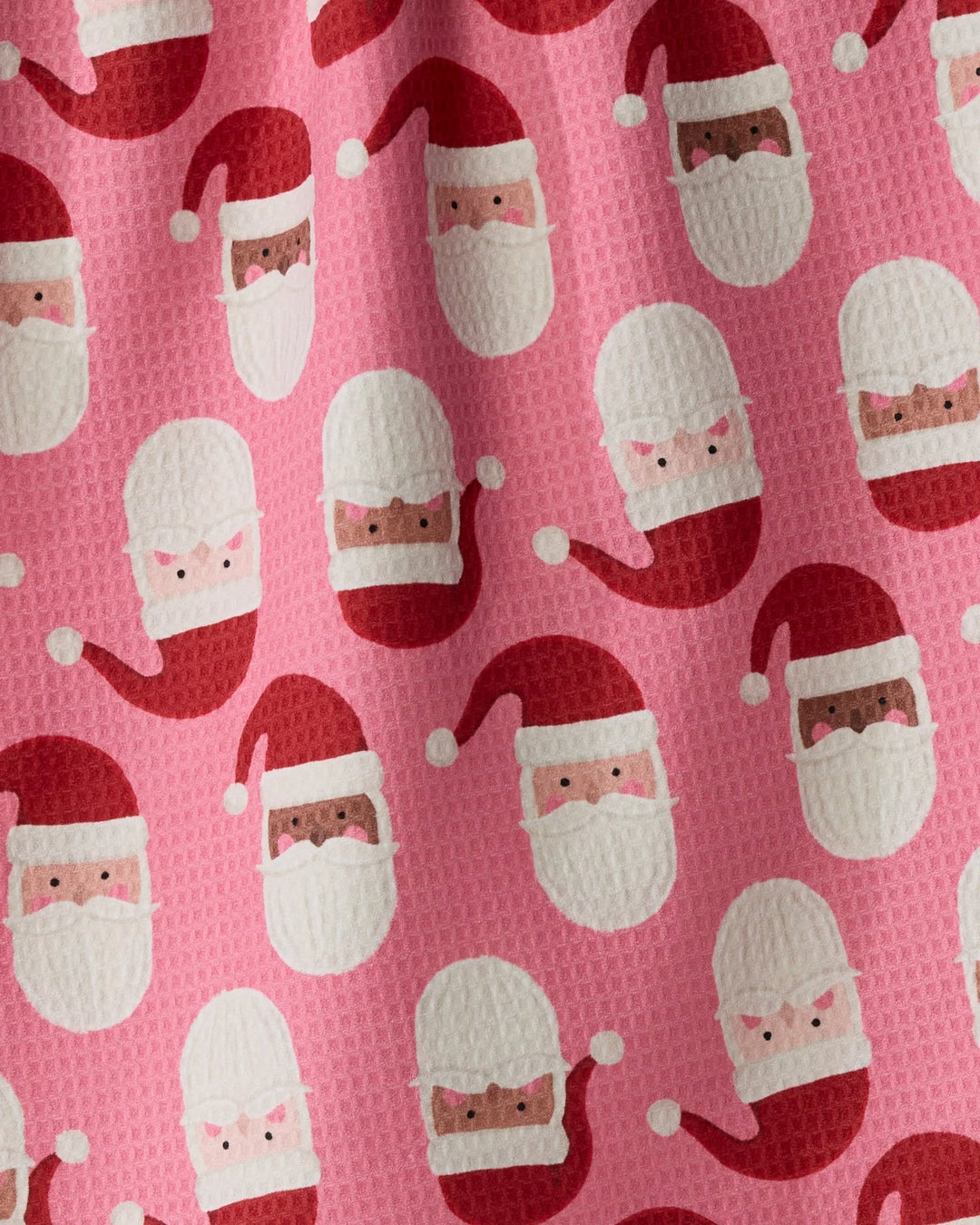 Jolly Santas Luxe Kitchen Towel by Geometry