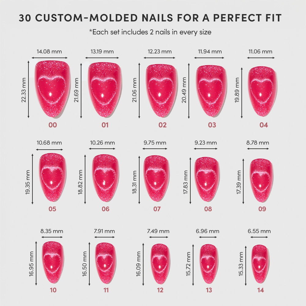 Press-On Glamnetic Nails - Text Me Back