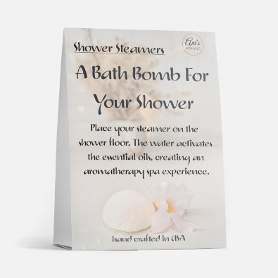 Aromatherapy Shower Steamer - De-Stress Tangerine Ginger