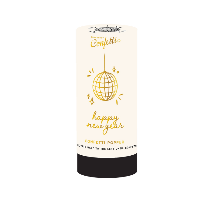 Happy New Year Confetti Popper