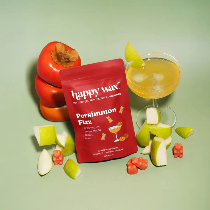 Persimmon Fizz Happy Wax Soy Melts 2 Oz Bag