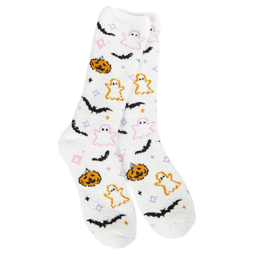 Cute Halloween Icon Cozy Crew Socks by World's Softest Socks