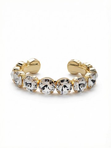 Nadine Cuff Bracelet by Sorrelli - Crystal