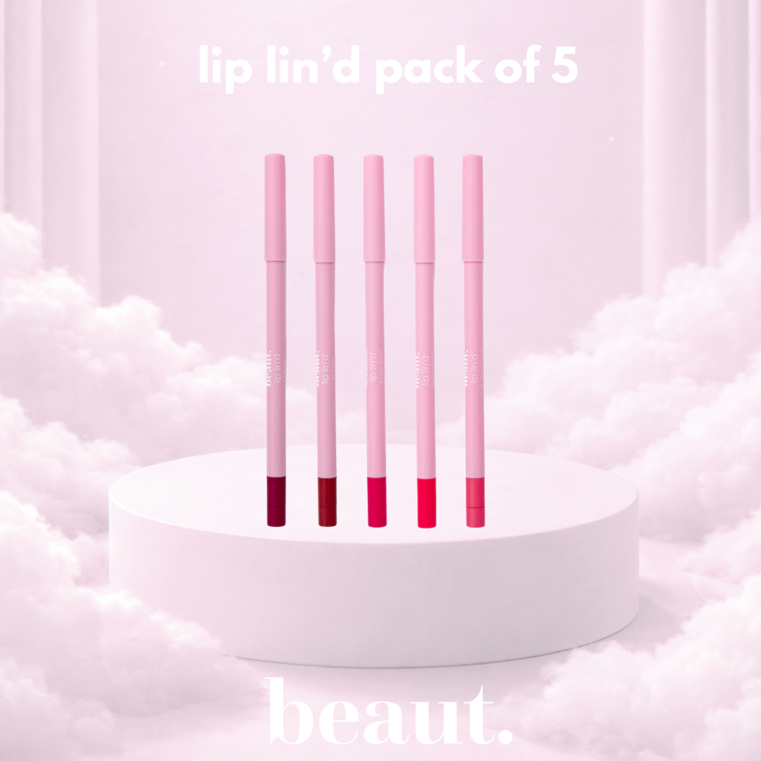 BEAUTMAS: lip lin'd pack of 5 (Ships in 2-3 Weeks)