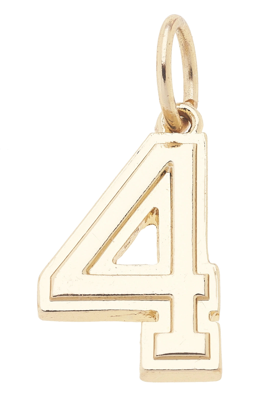 Number Charm in Shiny Gold By Canvas