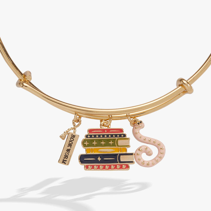 Book Club Multicharm Bangle Bracelet by Alex + Ani (Ships in 2-3 Weeks)