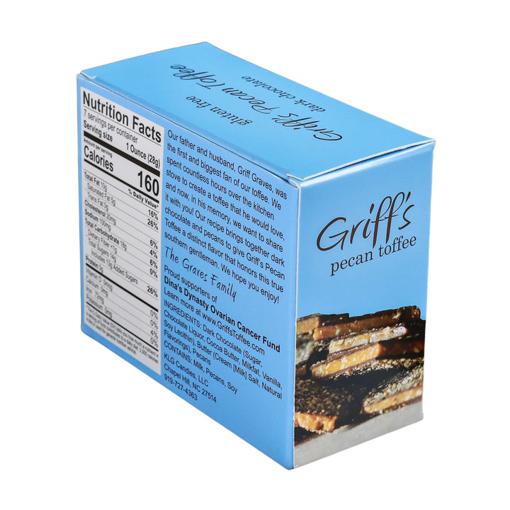 Griff's Pecan Dark Chocolate Toffee - 7 oz