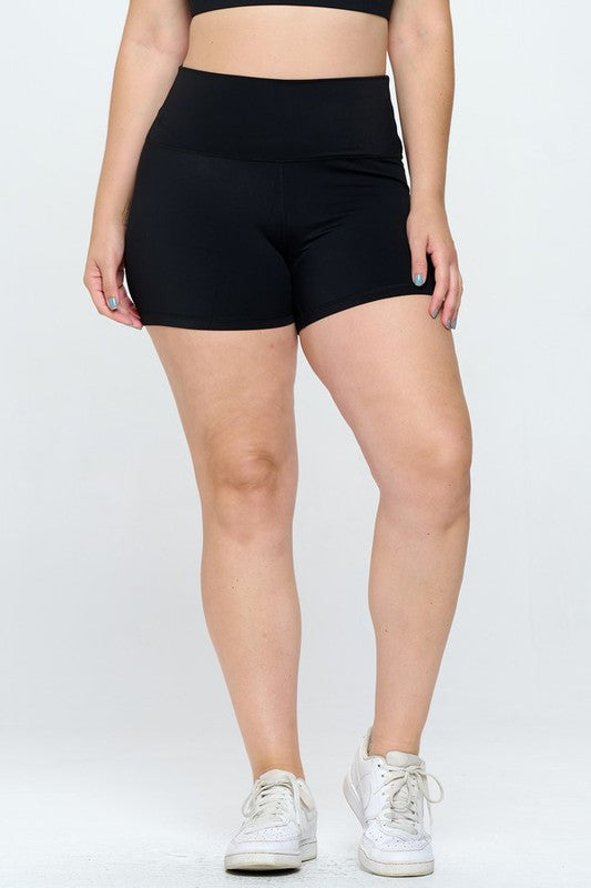 Activewear Biker Shorts - Black by Yelete